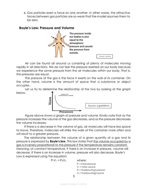 Boyle's Law for SCIENCE Grade 10 Quarter 4/ Week 1.